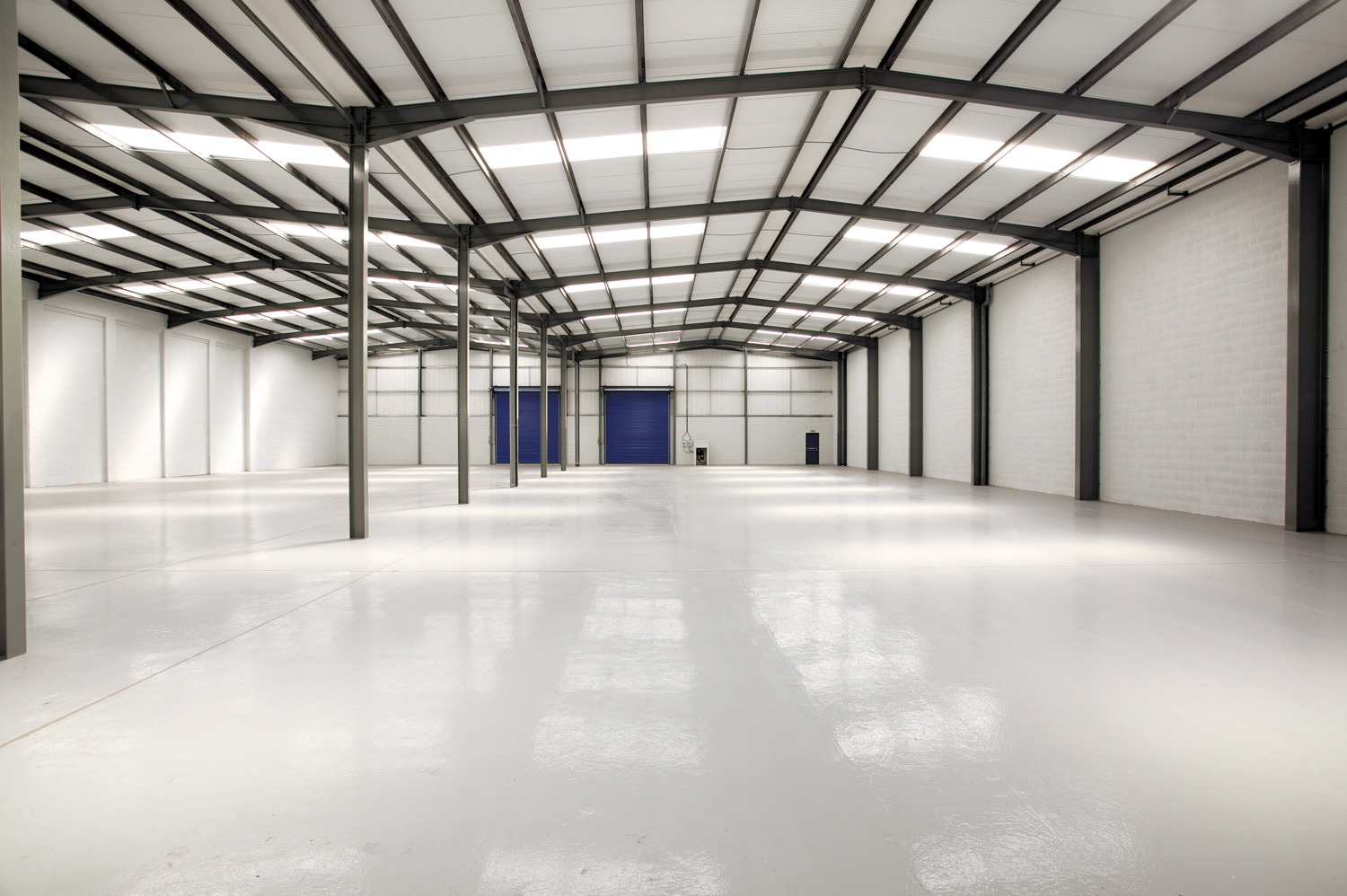 Interior of light industrial unit to let on Gravelly Industrial Park, Birmingham