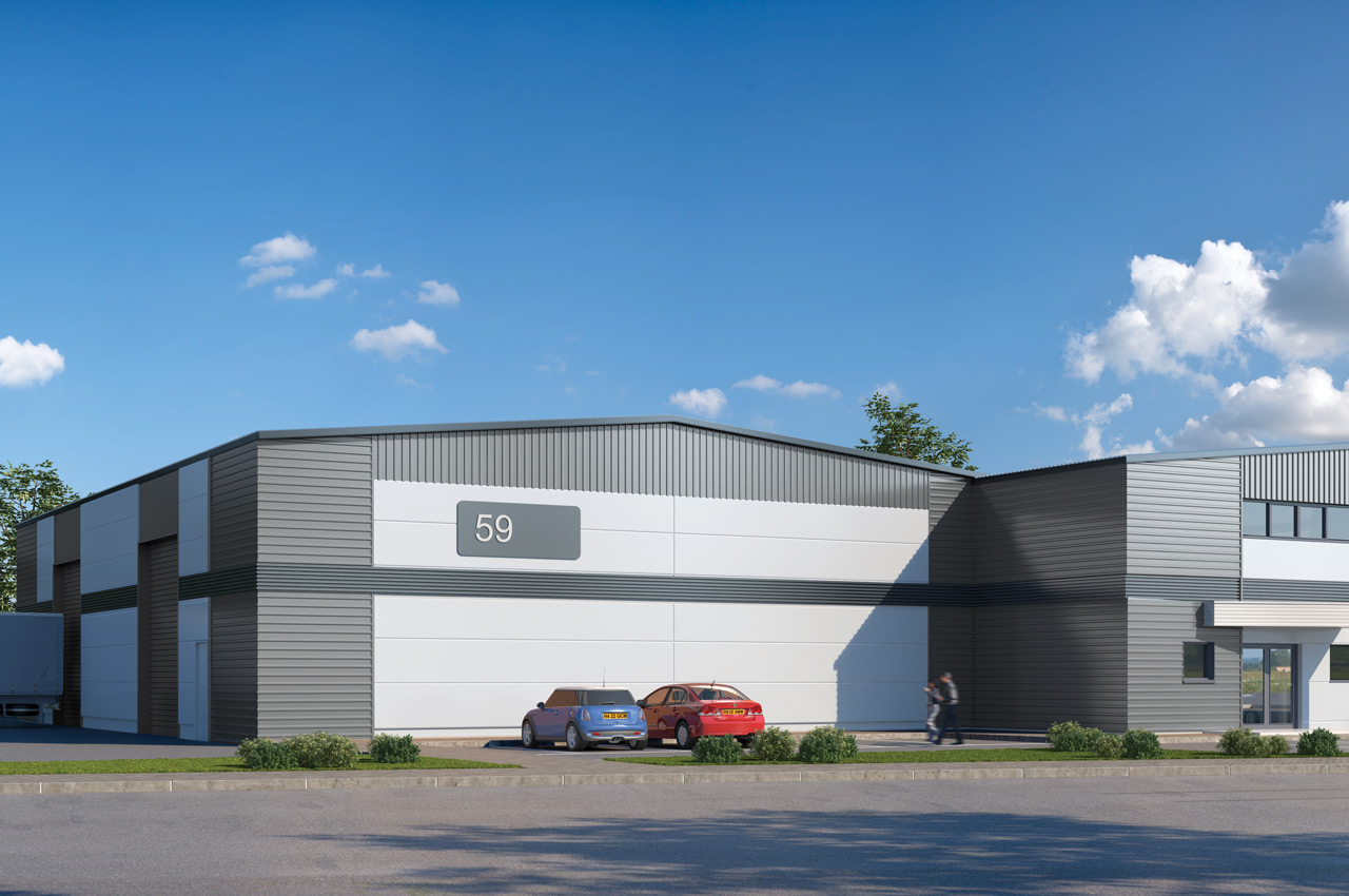 Refurbished commercial space at Gravelly Industrial Park