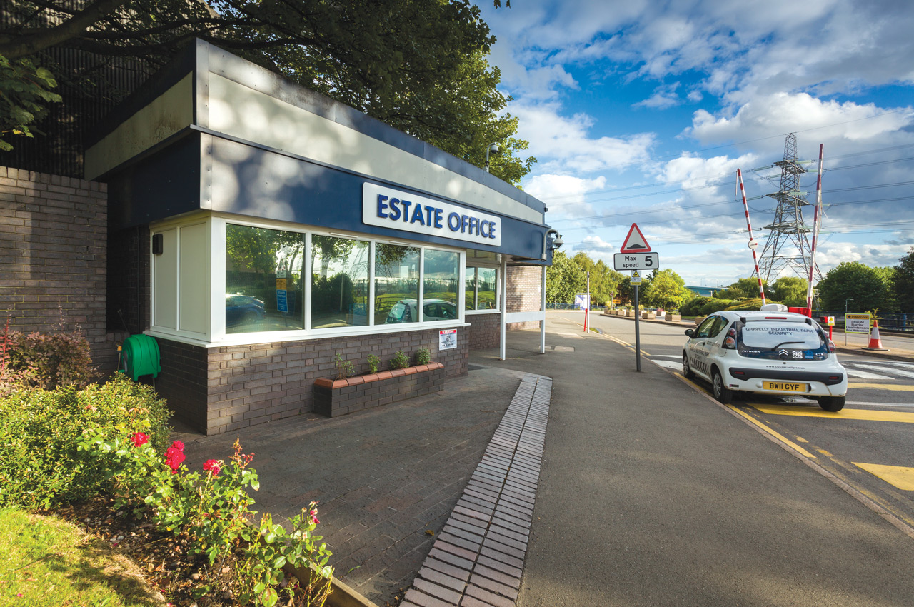 Estate office at Gravelly Industrial Park